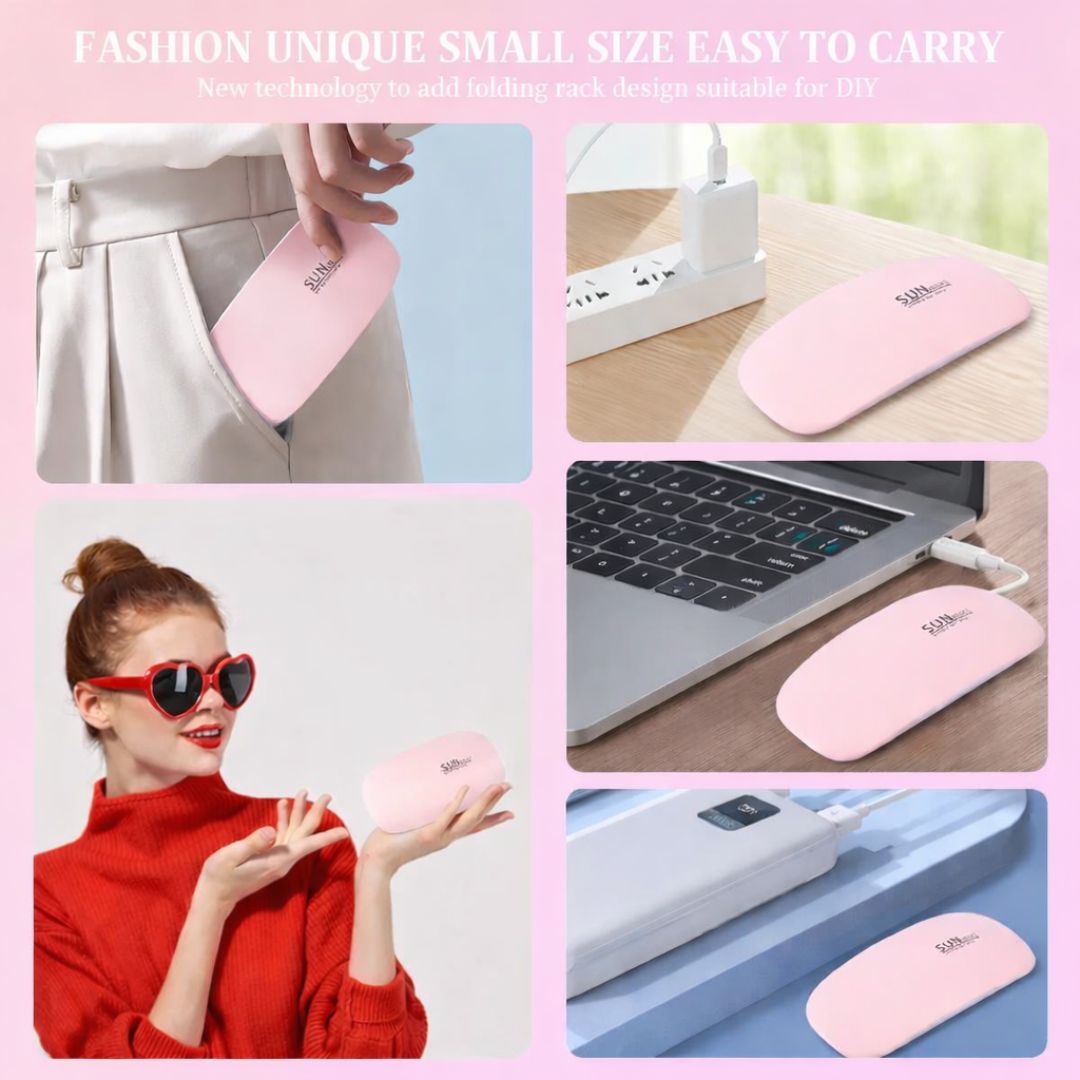 Mini UV LED Nail Lamp (6W)