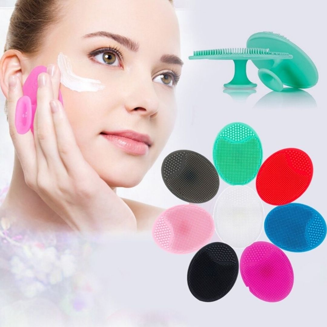 Soft Silicone Face Cleansing Brush Pad