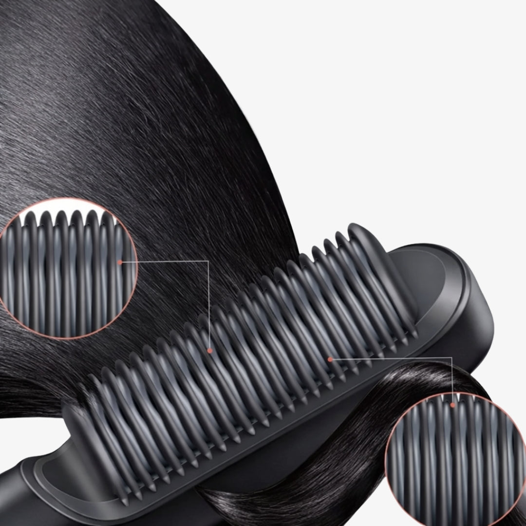 Hair Straightening Brush 2 in 1 Electric Styling Comb