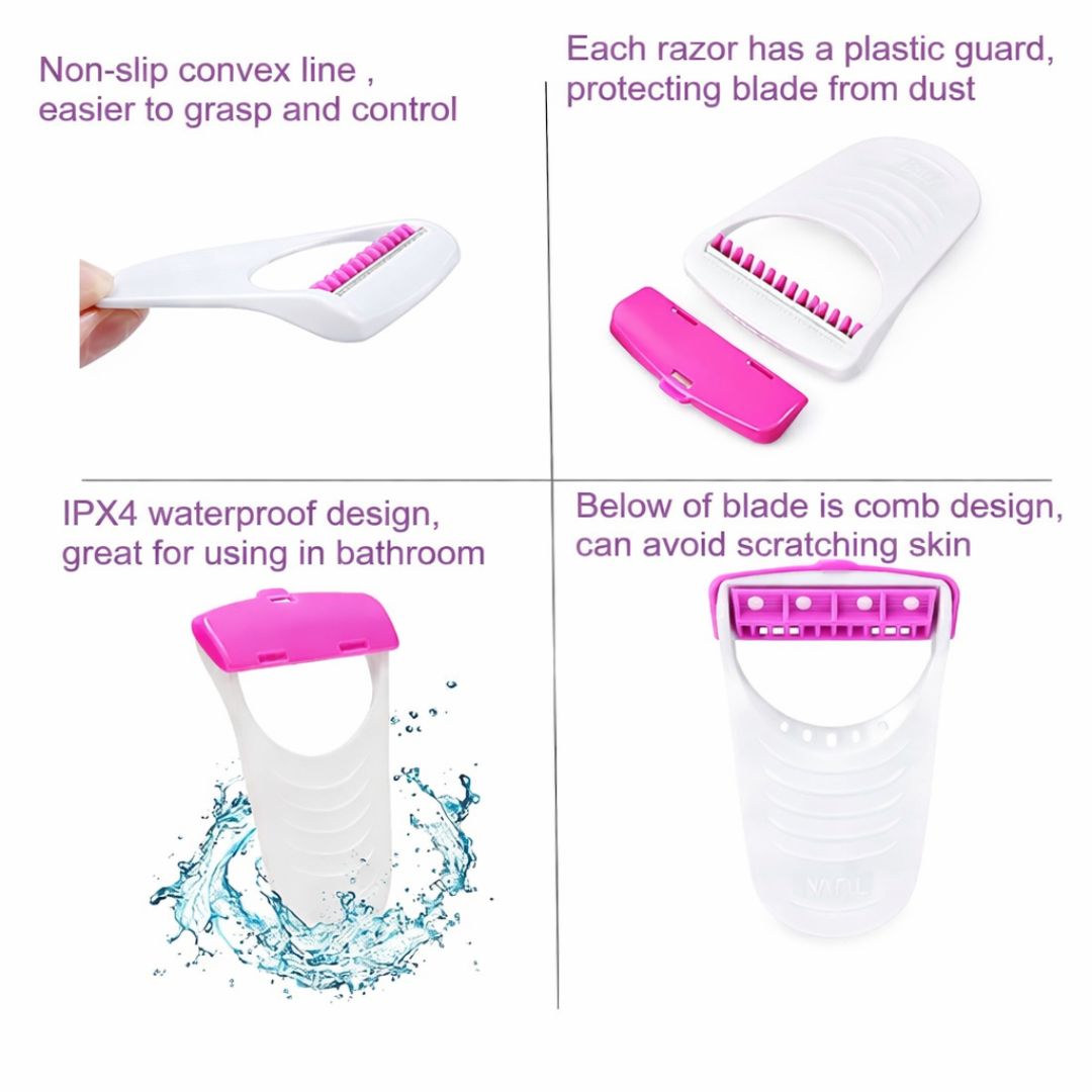 Safit Shave Women Body Razor – Safe & Waterproof (Pack of 6)