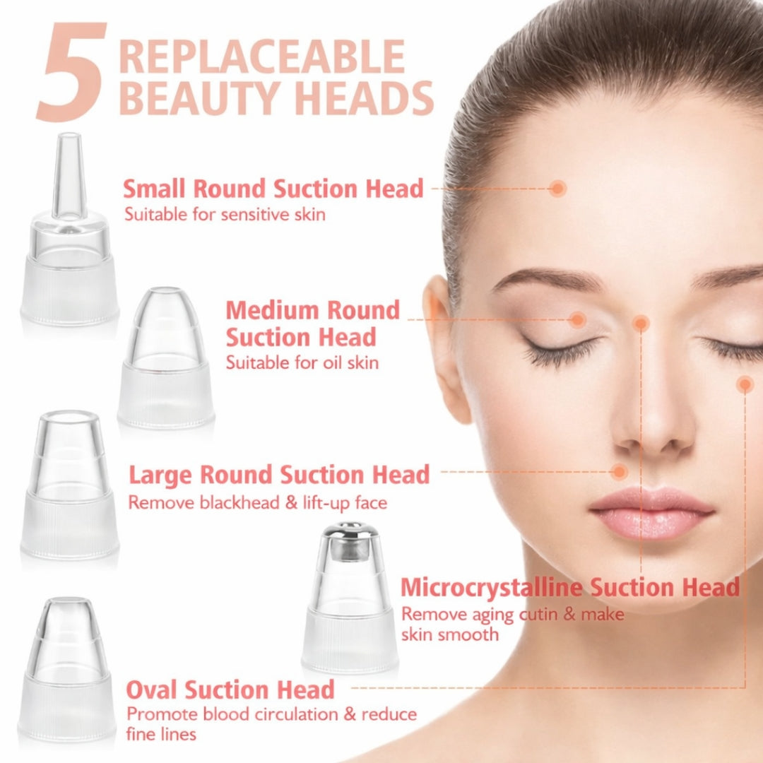 Electric Face Vacuum Blackhead Remover & Pore Cleaner