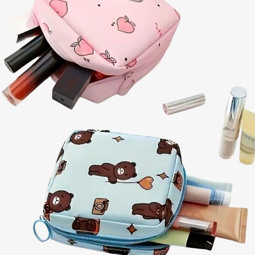 Portable Cosmetic & Sanitary Pad Pouch
