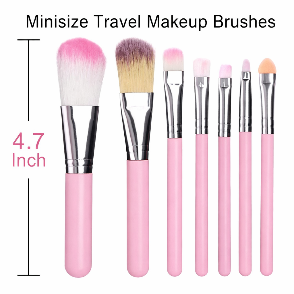 Cute Hello Kitty 7 Makeup Brushes Set